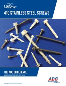 410 Stainless Steel Screws