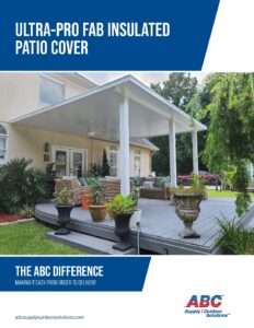 Ultra-Pro Fab Insulated Patio Cover Flyer