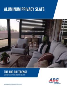 Aluminum Privacy Slats